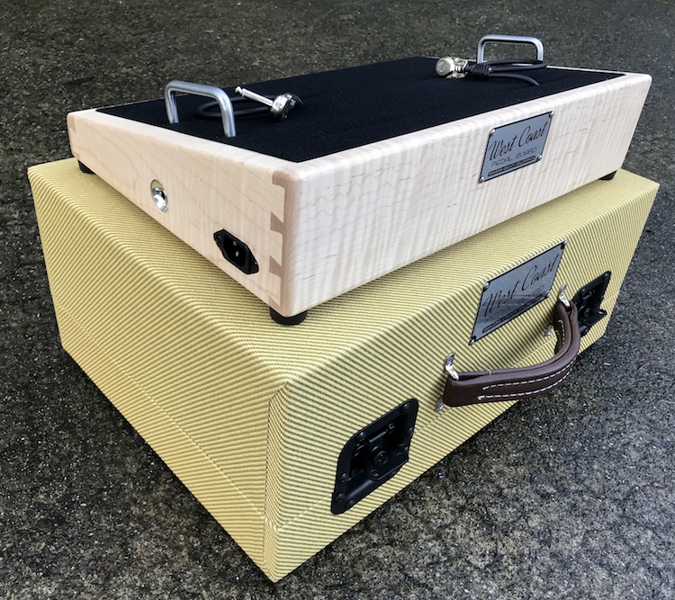 Pedalboard Gallery Tweed, Tolex, Flat Series, Wood Pedal Boards