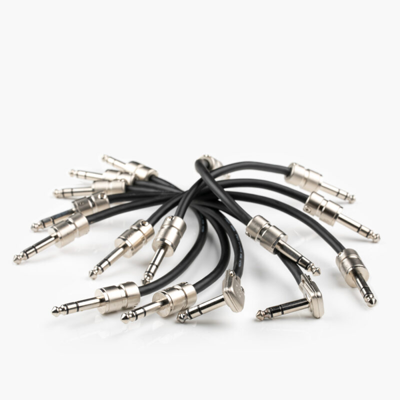 TRS pedalboard patch cable builder