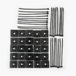 pedalboard cable tie management kit