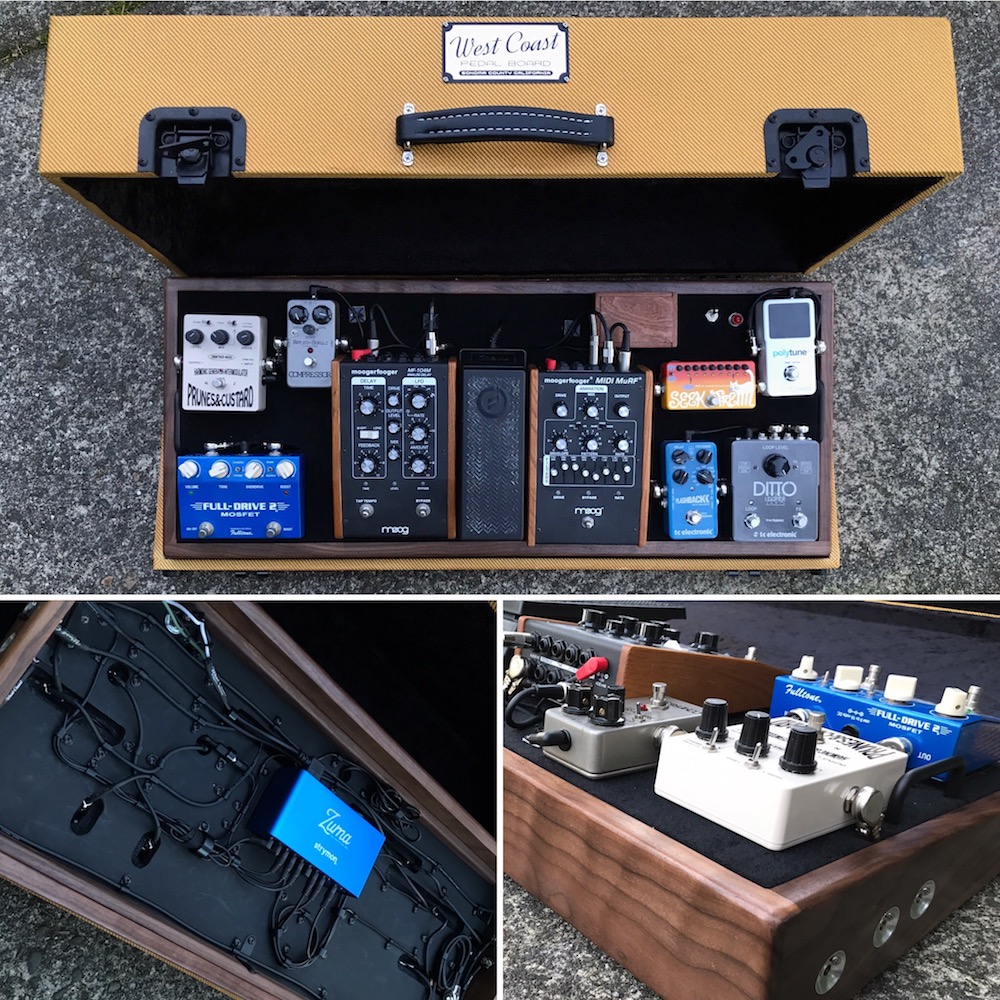 Custom Shop Pedal Board Setup and Wiring West Coast Pedal Board