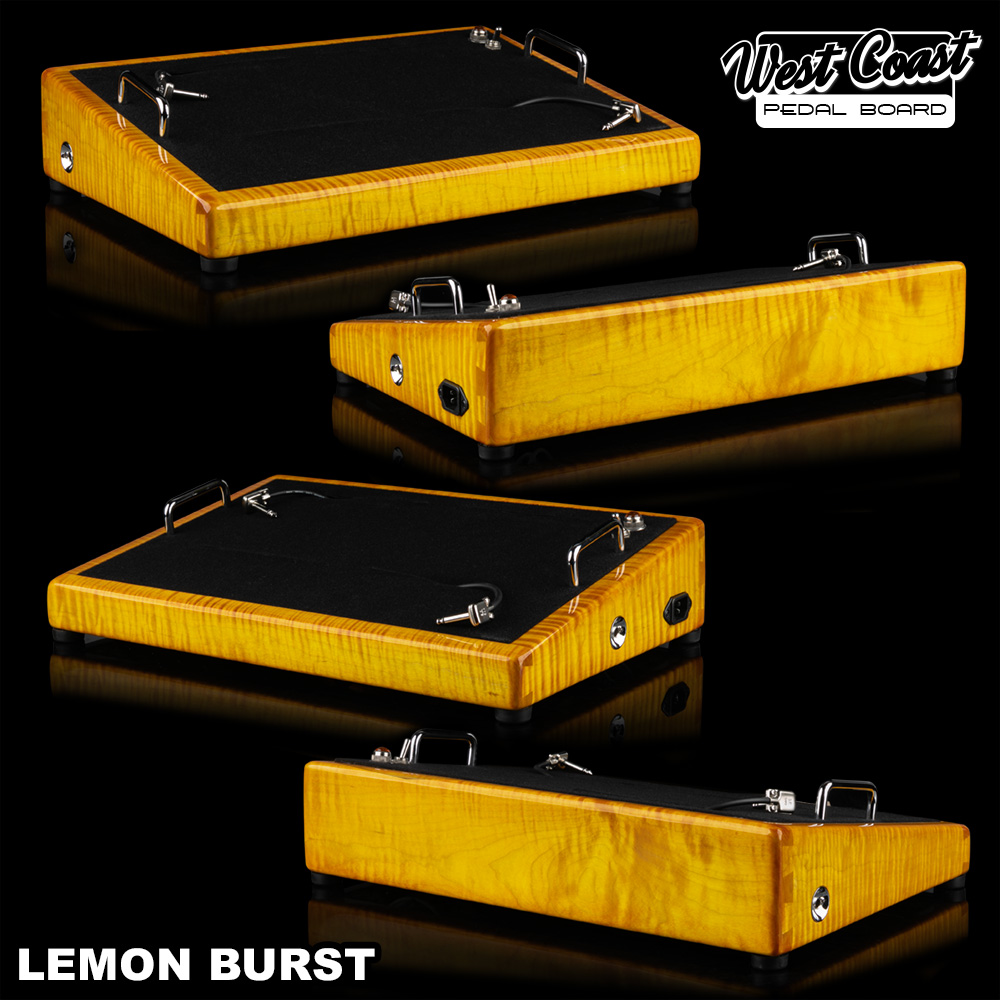 Lemon Burst - Greenie Icon Series Pedalboard