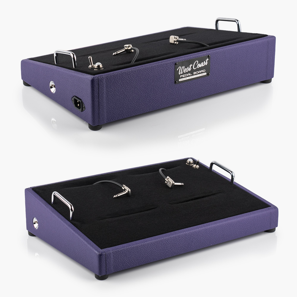 Home 12 24X12 Purple Tolex Pedalboard- ALMOST Ready to Ship