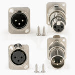 Neutrik XLR Pass Through Panel Mount