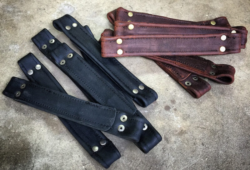 Leather Pedalboard Case Handles