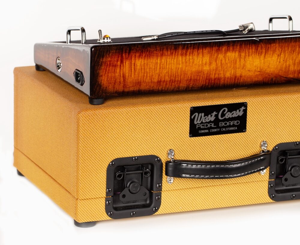 18X12 Sun Burst Pedalboard Combo with Tweed Hard Case - Image 8