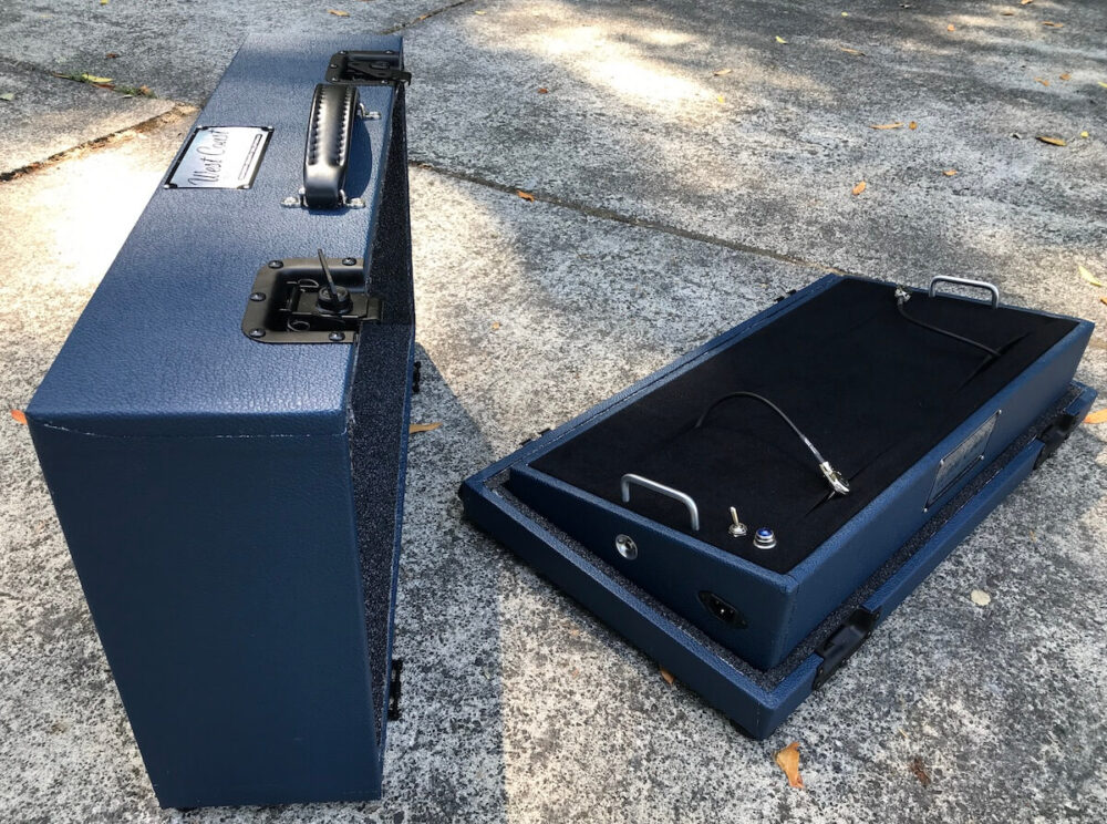 Navy Blue Pedalboard and Case Combo Set 1