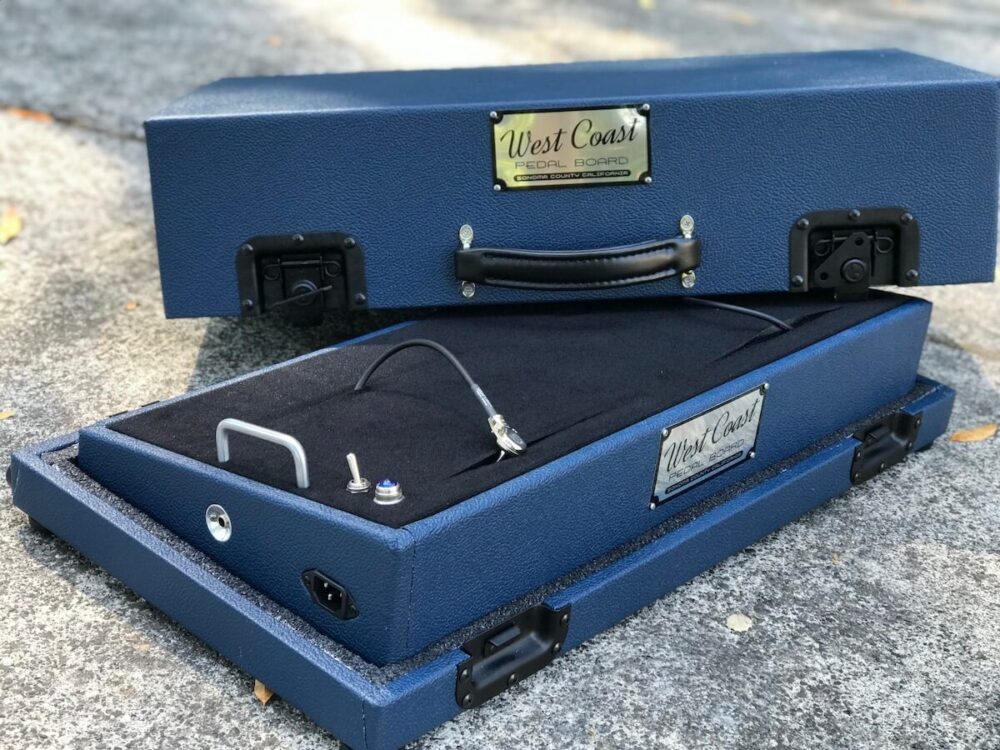 Navy Blue Pedalboard and Case Combo Set 6