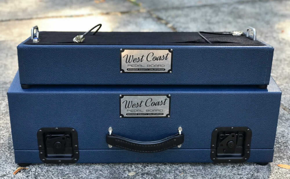 Navy Blue Pedalboard and Case Combo Set 4