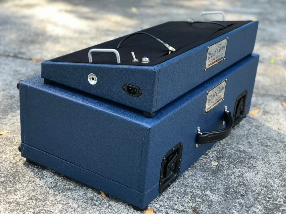 Navy Blue Pedalboard and Case Combo Set 3