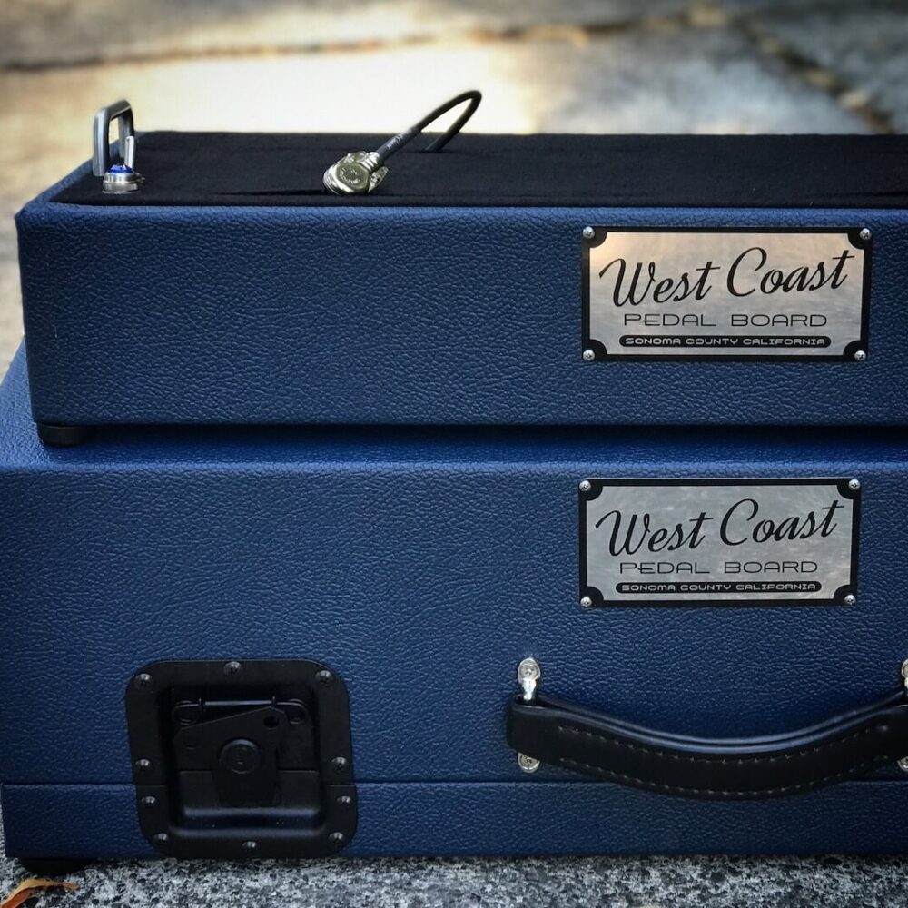 Navy Blue Pedalboard and Case