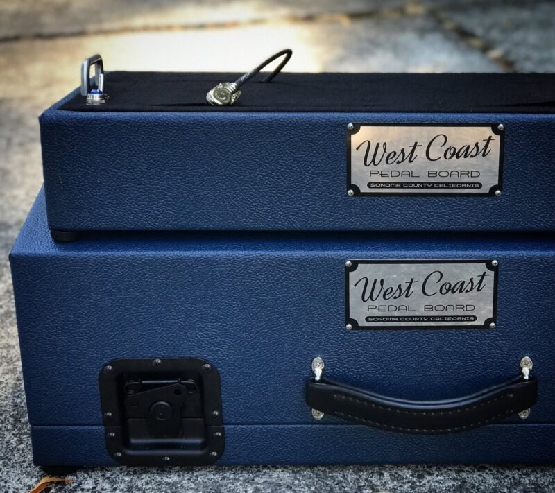 Navy Blue Pedalboard and Case