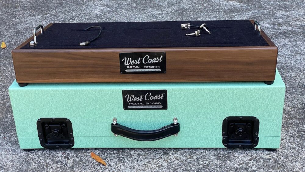 Walnut Pedalboard and Case