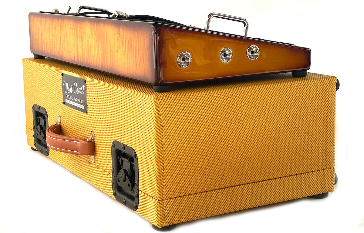 Sexy Shell Pink Pedalboard & Case Combo 1 Off Custom Shop