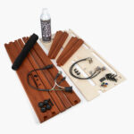 DIY padauk pedalboard