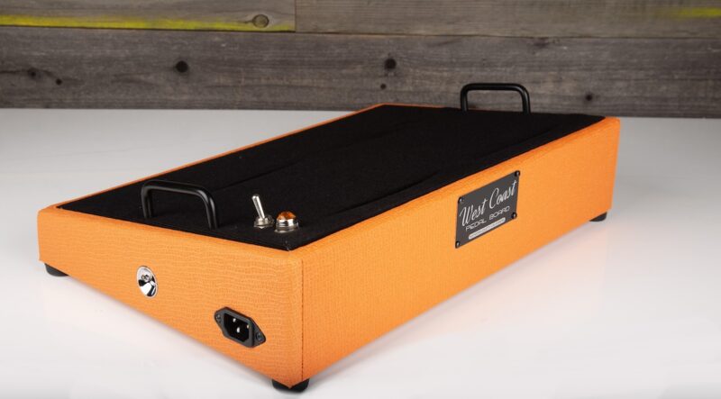orange amp pedalboard