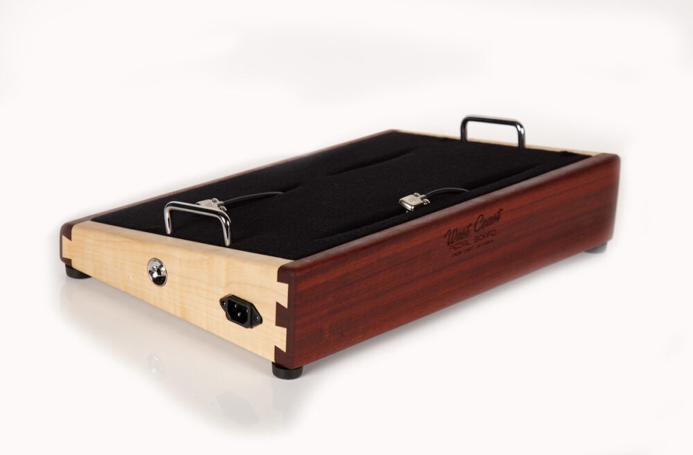 Iron Man Padauk and Maple Angled Pedalboard - Image 2
