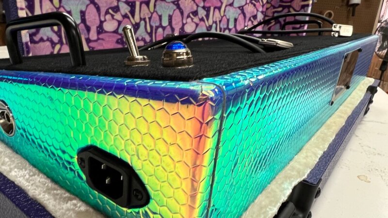 24X12 Psychedelic Holographic Angled Board - Ready to Ship 1