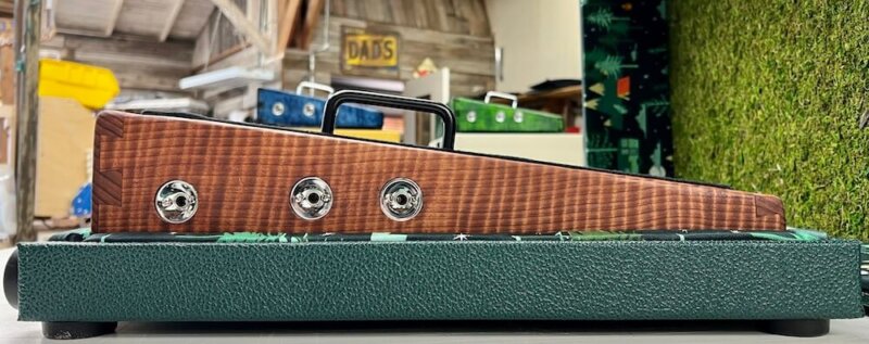 28X16 High Figured Redwood and Custom Case Combo - Ready to Ship 3