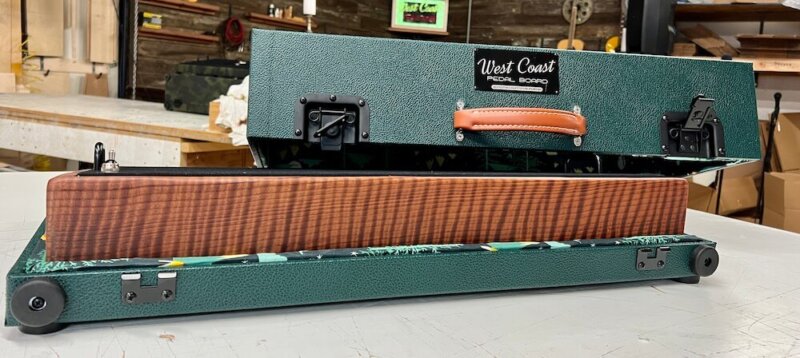 28X16 High Figured Redwood and Custom Case Combo - Ready to Ship 4