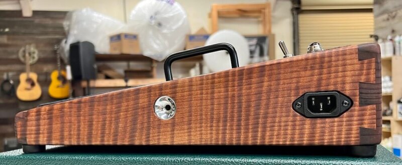 28X16 High Figured Redwood and Custom Case Combo - Ready to Ship 9