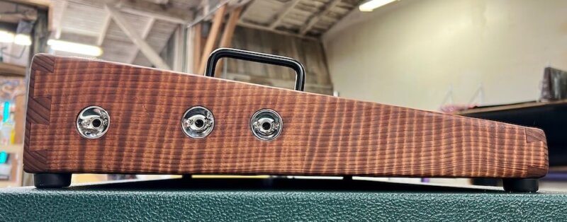 28X16 High Figured Redwood and Custom Case Combo - Ready to Ship 11