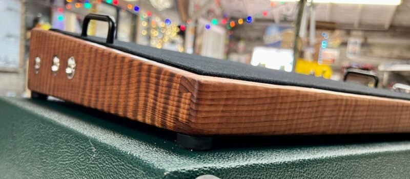 28X16 High Figured Redwood and Custom Case Combo - Ready to Ship 12