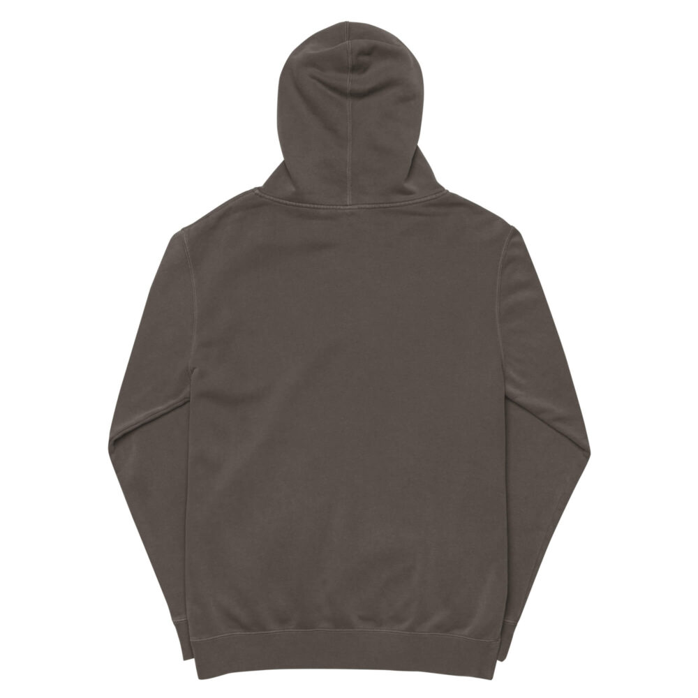 Embroidered Unisex pigment-dyed hoodie - Image 3