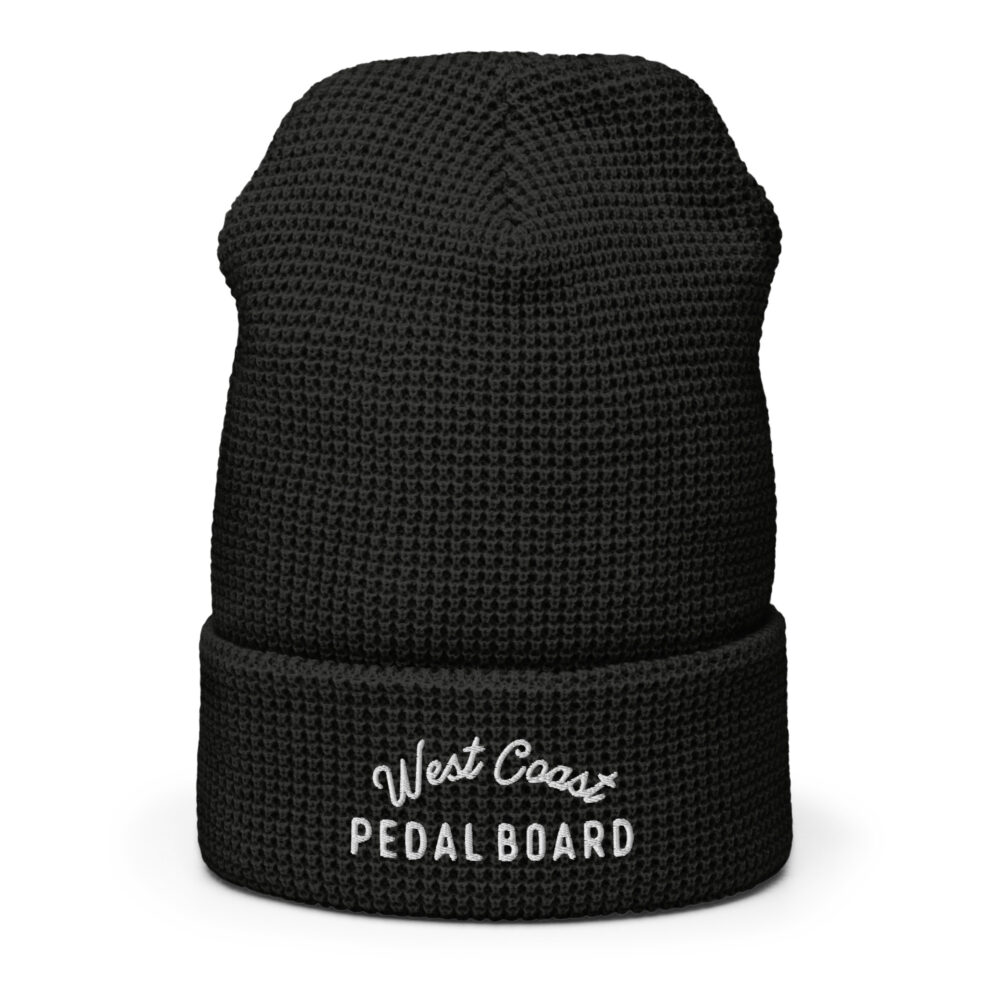 Embroidered Waffle Beanie - Image 6