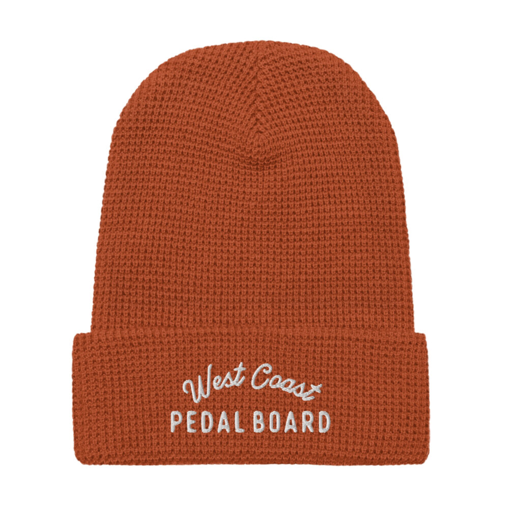 Embroidered Waffle Beanie - Image 8