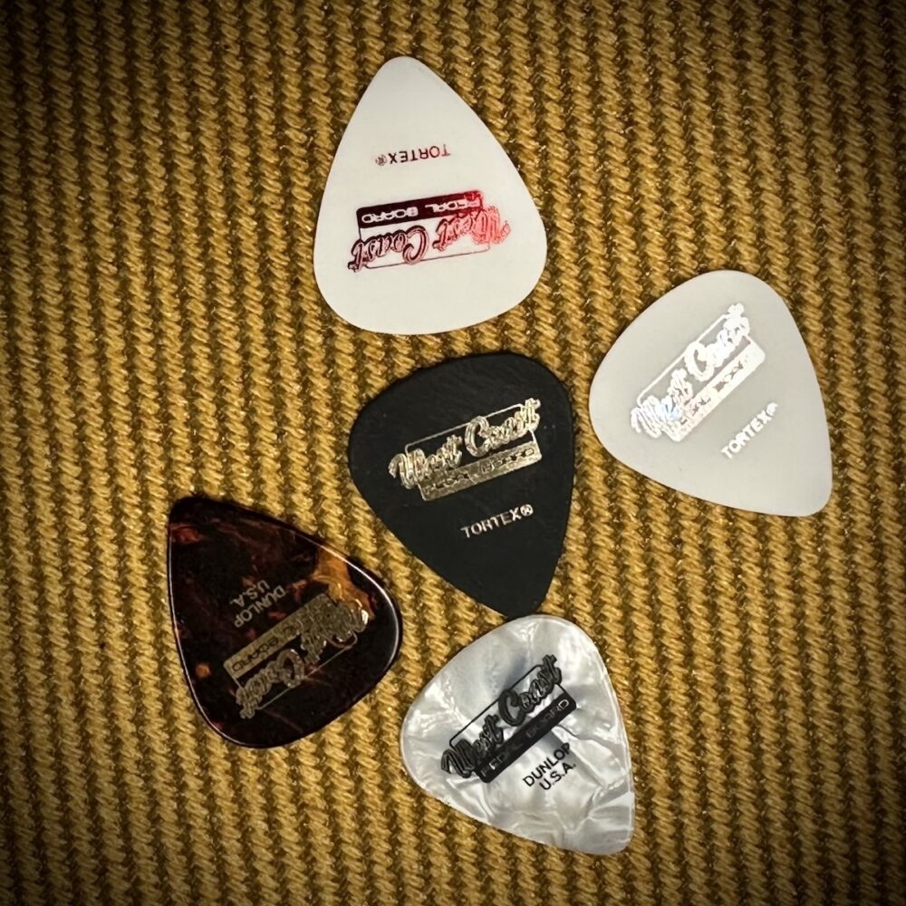 West Coast Guitar Pics - Custom Shop - Tortex 1