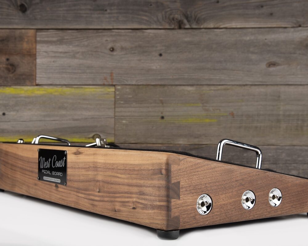 Walnut Hardwood Pedalboard