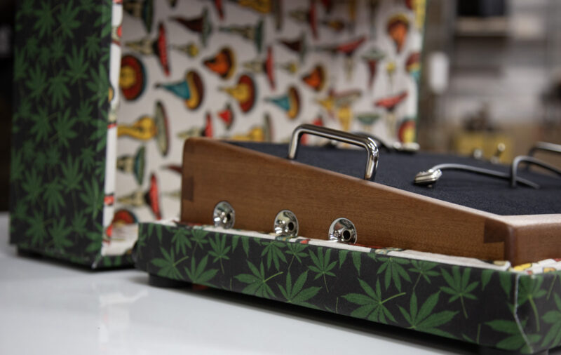 Custom Shop 18X12 Sapele & Cannabis + Mushroom Butts Combo - Ready to Ship 6