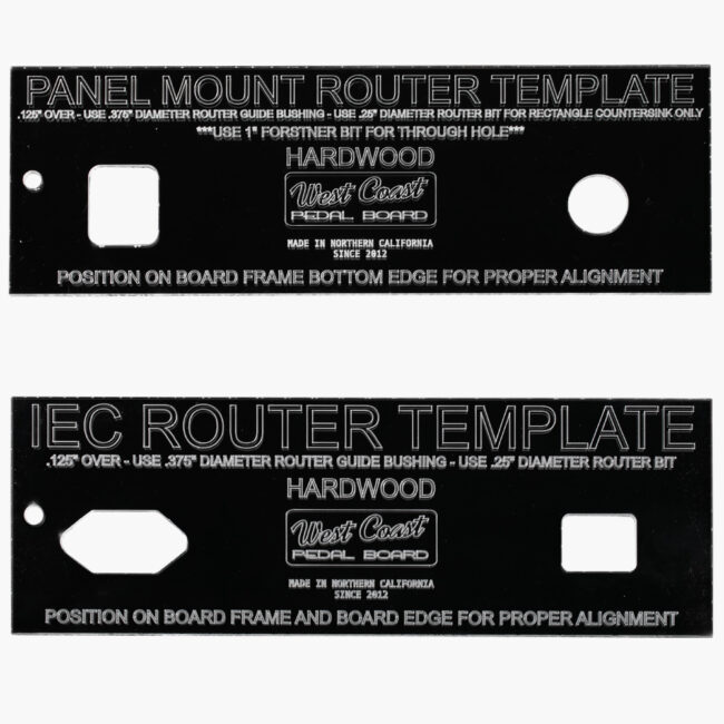 Premium & 1st IEC Router Template in the World! Made in USA