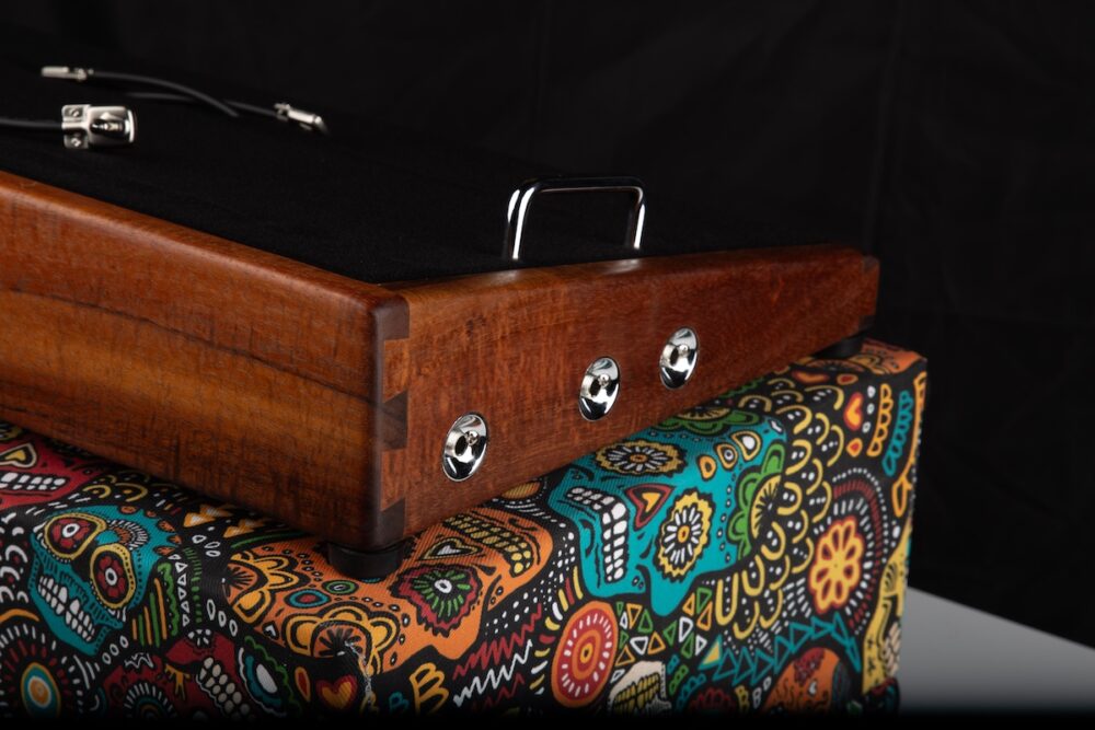 Custom Shop 24X13 Curly Koa and Día de Muertos Hard Case Combo - Ready to Ship 6