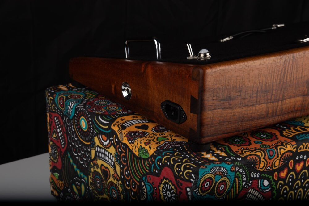 Custom Shop 24X13 Curly Koa and Día de Muertos Hard Case Combo - Ready to Ship 5