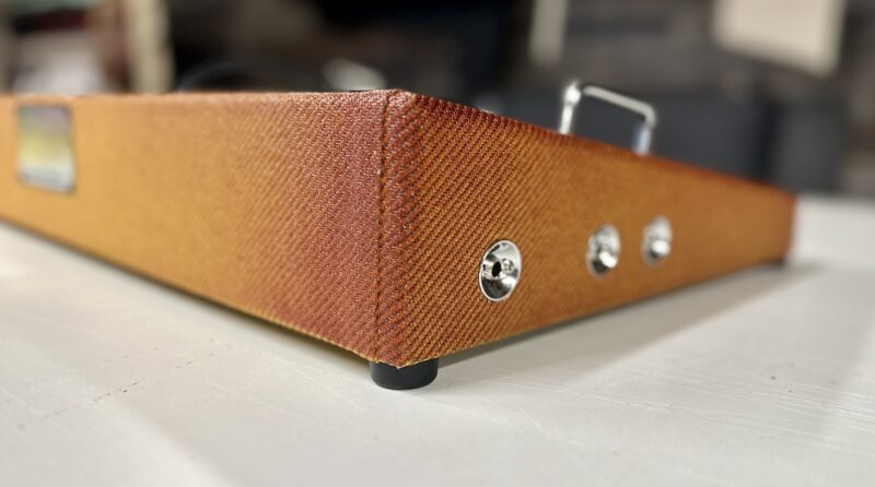 24X12 Sunburst Amber Lacquered Tweed Angled Series - Ready to Ship 3