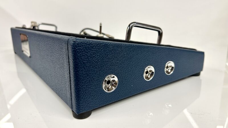 Navy Blue Tolex Pedalboard - 24X12 - Ready to Ship 5