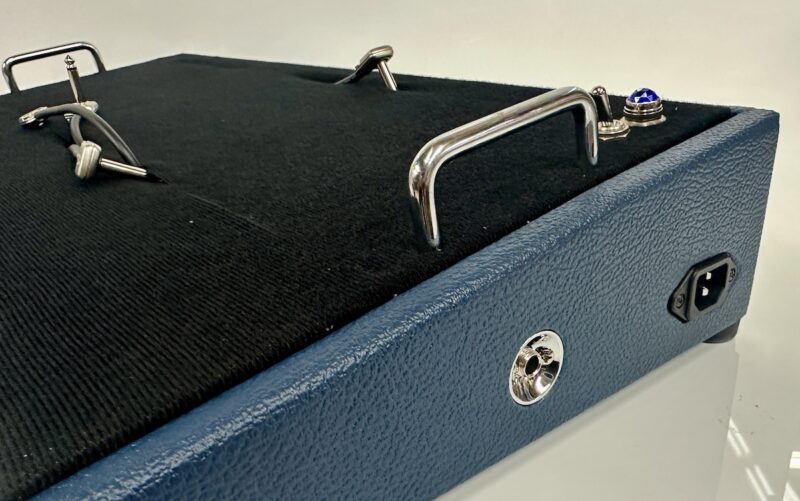 Navy Blue Tolex Pedalboard - 24X12 - Ready to Ship 3