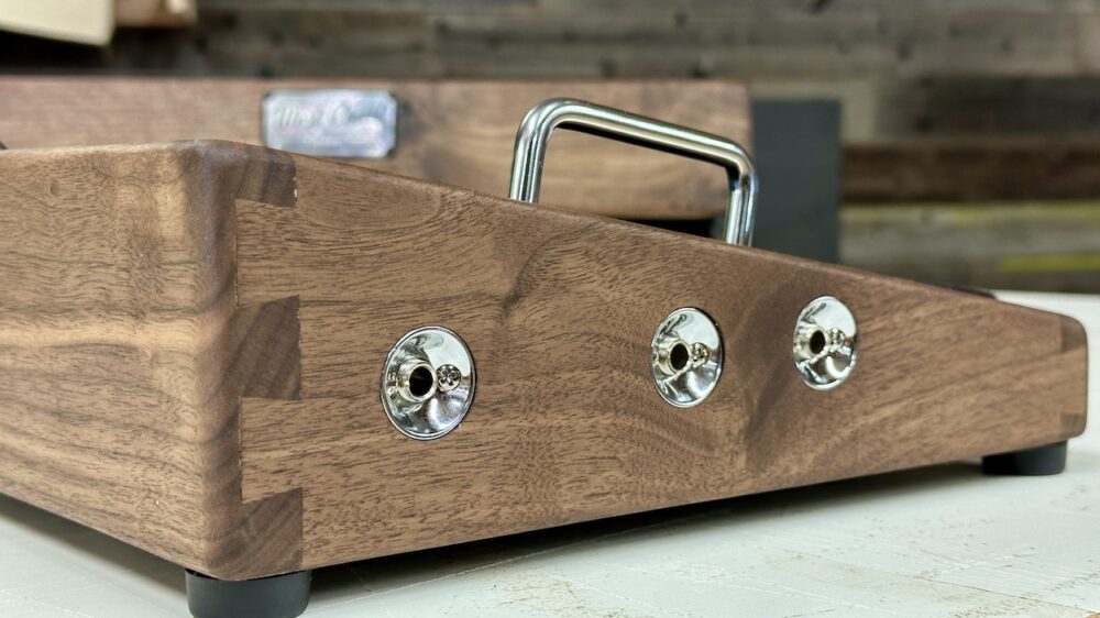 24X12 Customizable Walnut Pedalboard - Holiday Special & Ready to Ship! 1