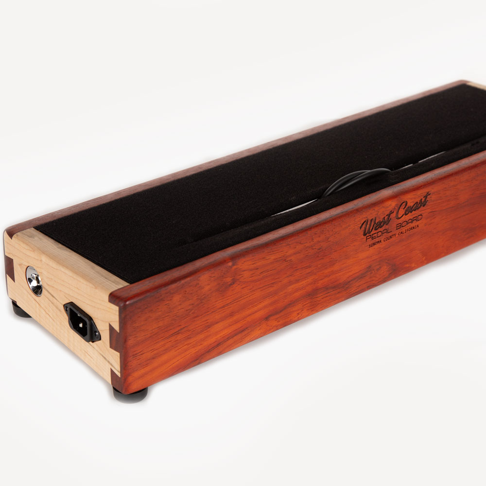 maple and padauk pedalboard