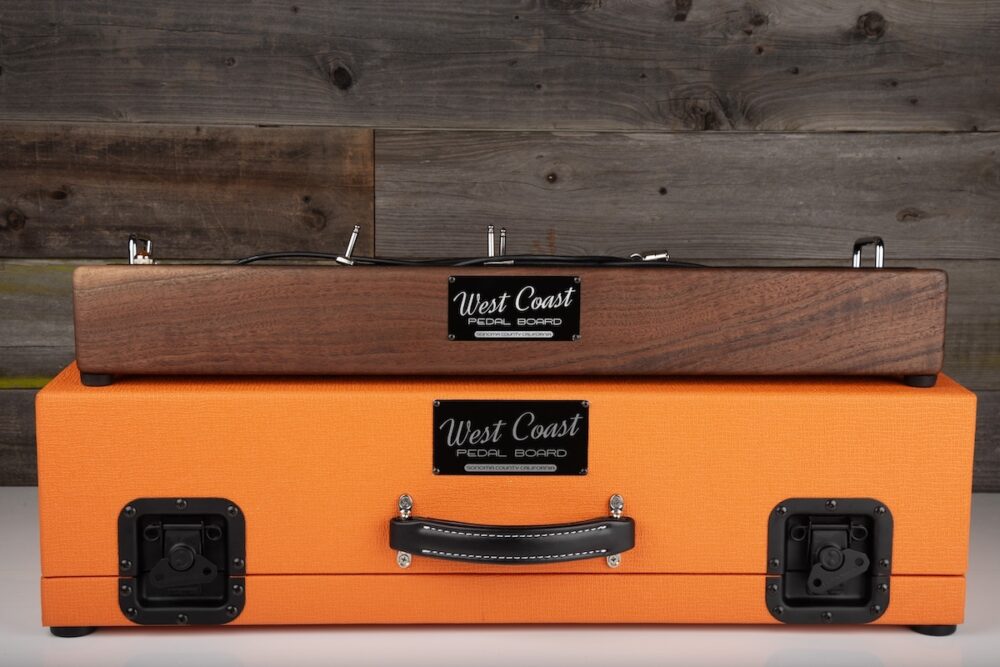 Curly Walnut & Orange Amp® Style Hard Case Combo - Ready to Ship 1