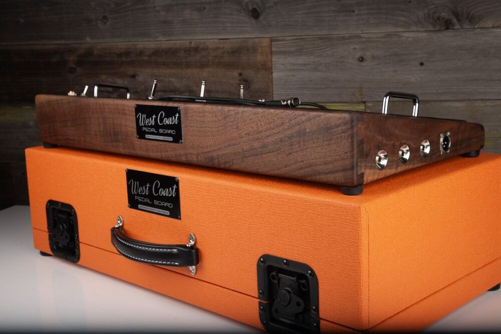 Curly Walnut & Orange Amp® Style Hard Case Combo - Ready to Ship 4