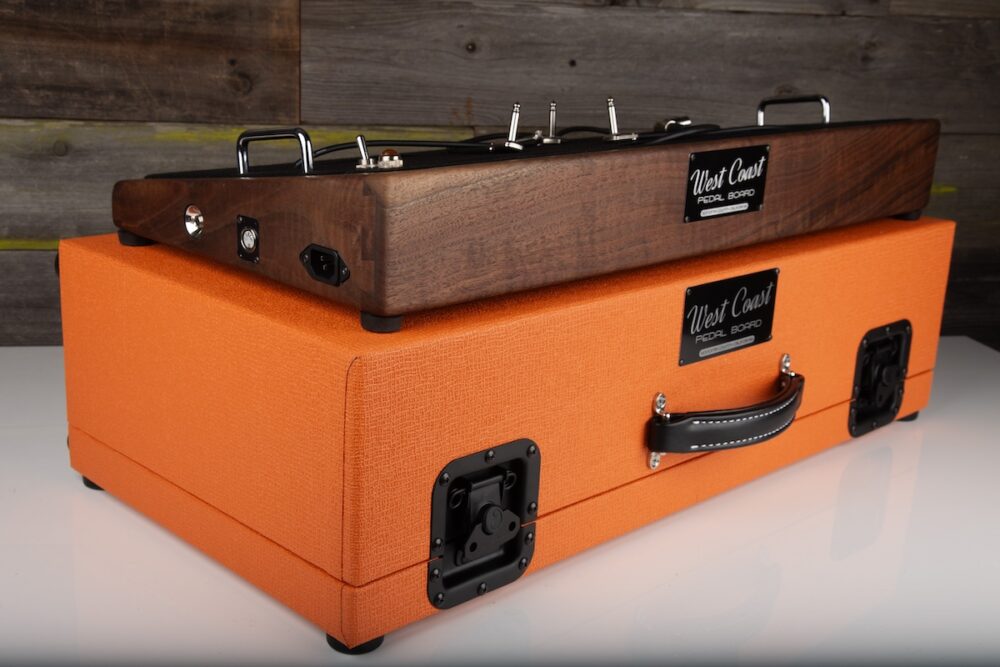 Curly Walnut & Orange Amp® Style Hard Case Combo - Ready to Ship 5