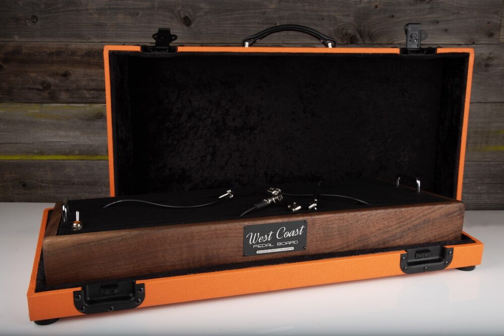 Curly Walnut & Orange Amp® Style Hard Case Combo - Ready to Ship 8