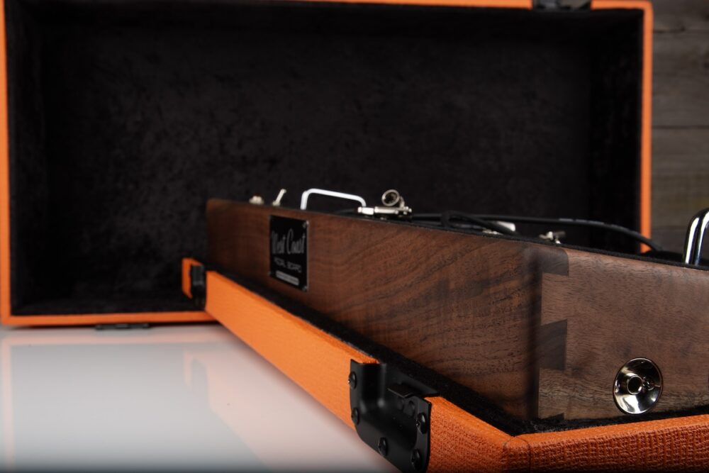 Curly Walnut & Orange Amp® Style Hard Case Combo - Ready to Ship 11