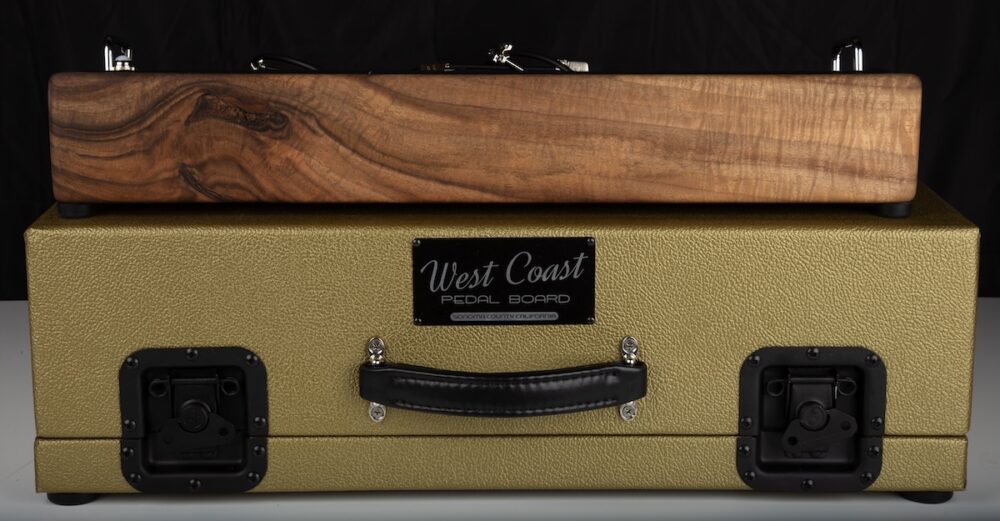 24X12 High Figured Claro Walnut and Jester Themed Gold Hard Case - Ready to Ship 2