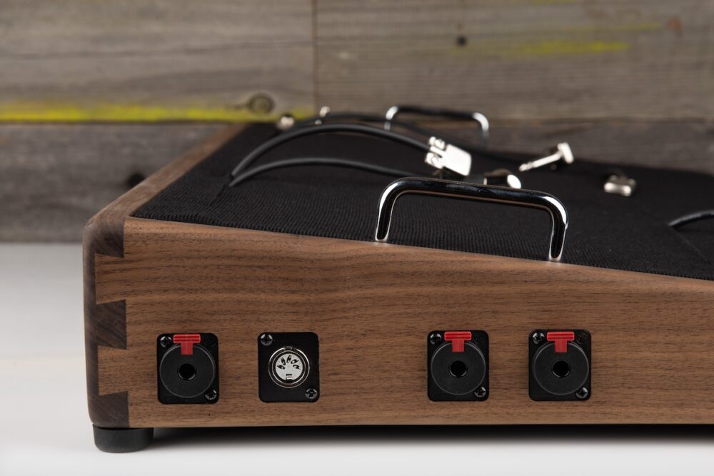 Walnut Hardwood Pedalboard