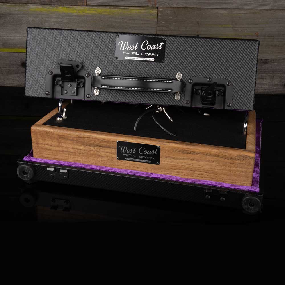 curly oak pedalboard