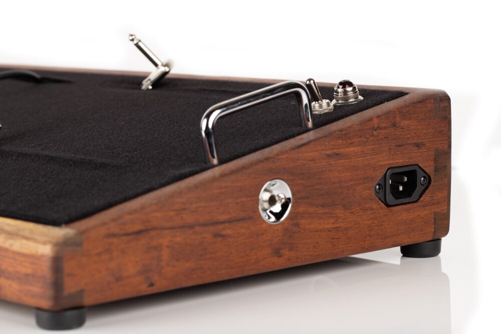 Honduran Rosewood Hardwood Pedalboard - 24X12 - Ready to Ship 6