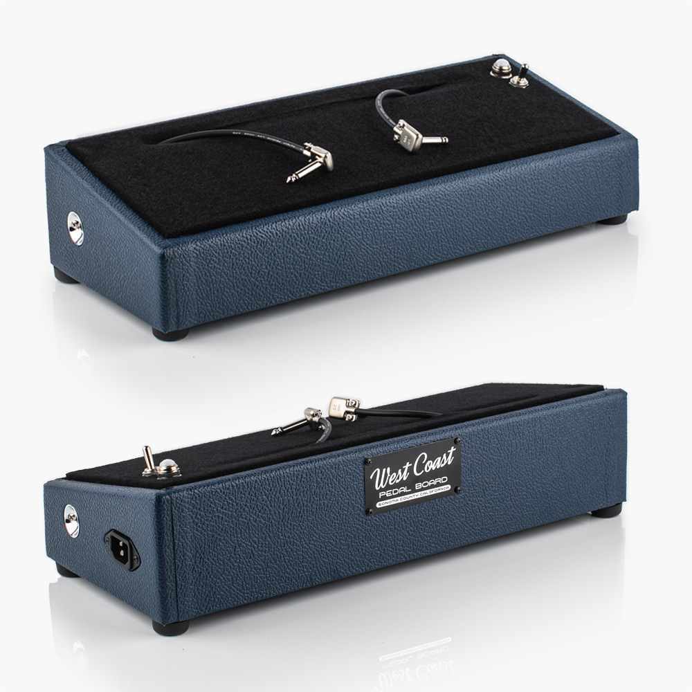 Little Rock Mini Tolex Pedalboard 17X7 Navy Blue